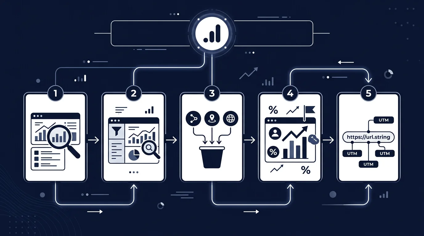 5-step workflow to track Perplexity AI referral traffic in Google Analytics 4