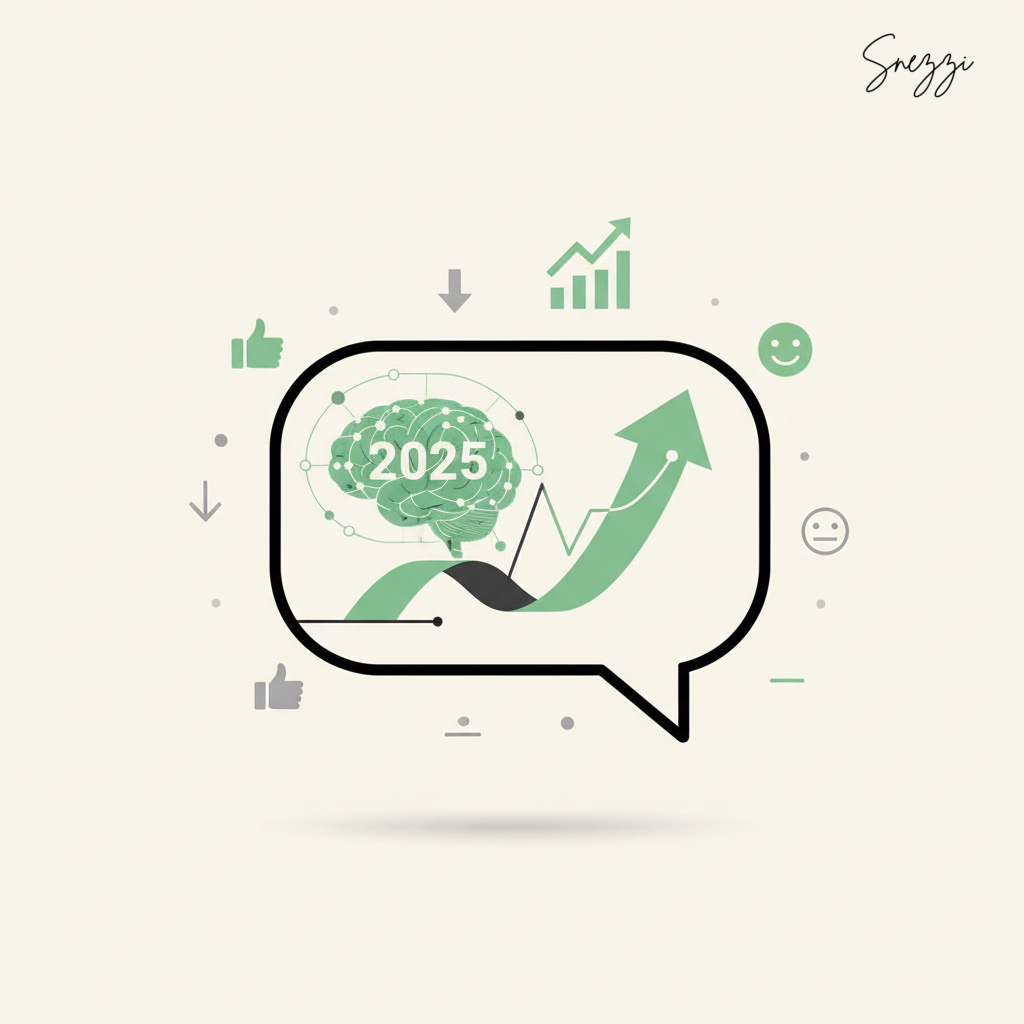 AI brand sentiment analysis dashboard showing LLM perception metrics