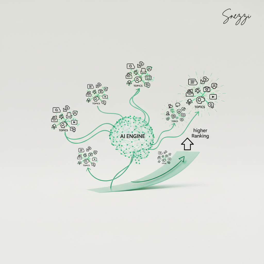 How AI measures topical authority